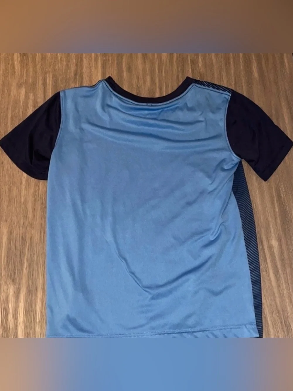 Jordan Blue and Navy Dri-FIT Short Sleeve Tee